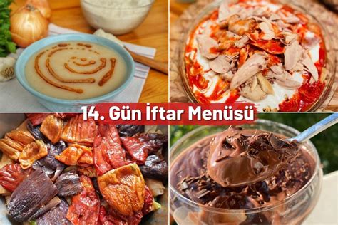 14 Gün İftar Menüsü Nefis Yemek Tarifleri