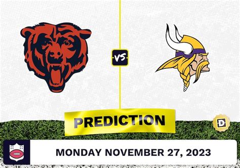 Bears Vs Vikings Prediction Week 12 Odds Nfl Player Props [2023]