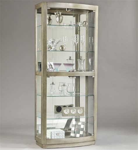 Mirrored Curio Cabinet Design For Home