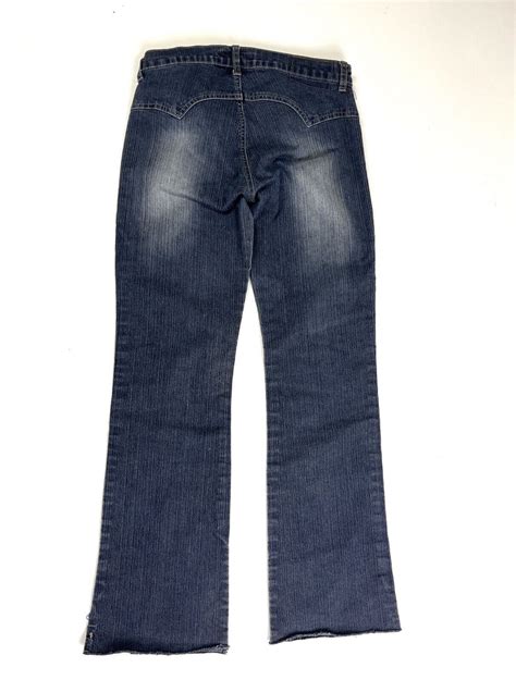 Rare Vintage 90s Z Cavaricci Low Rise Flare Jeans Sz Gem