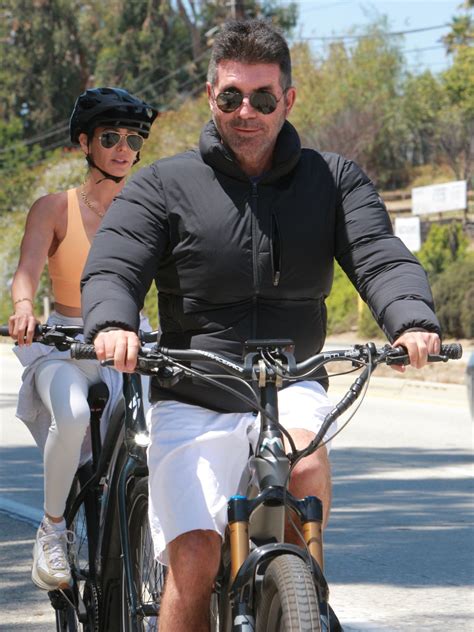 Lauren Silverman and Simon Cowell - Bike Riding in Malibu 08/17/2022 ...