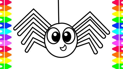 Spider Drawing For Kids