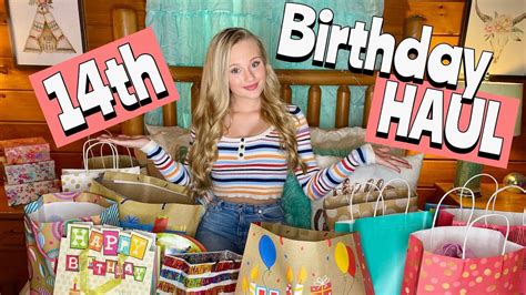 What I Got For My 14th Birthday Birthday Haul Youtube