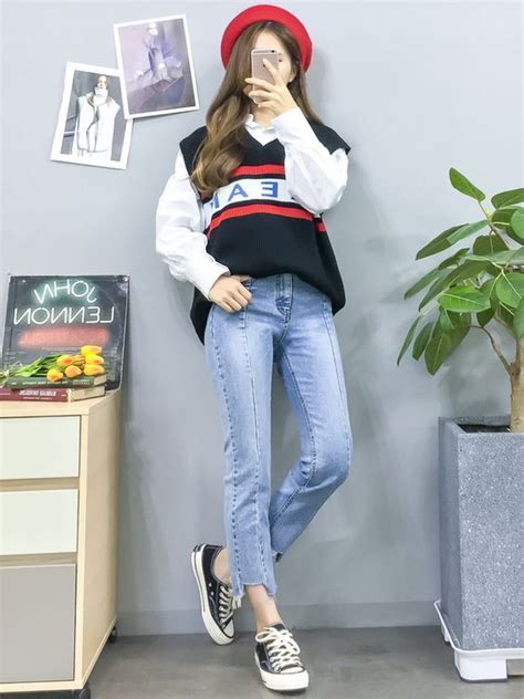 𝚄𝚗𝚊 𝙲𝚑𝚒𝚌𝚊 𝙴𝚗 𝚃𝚇𝚃 Moda coreana para chicas Ropa coreana Moda de