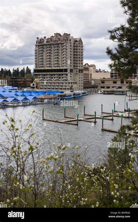 Coeur D Alene Resort As Viewed From Tubbs Hill Coeur D Alene Idaho