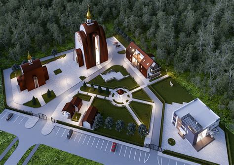 temple complex  behance