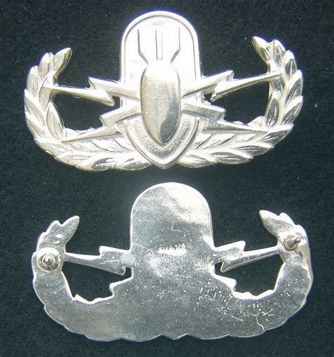 Basic EOD Badge Sterling Silver | North Bay Listings