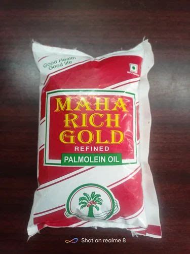 L Maha Rich Gold Refined Palm Olein Oil Packaging Type Packed