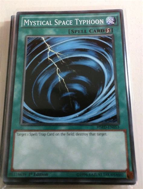 Yu Gi Oh Mystical Space Typhoon Common Mint Various Sets