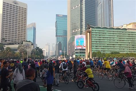 Akhir Pekan 6 Lokasi CFD Di Jakarta Diserbu Ribuan Warga