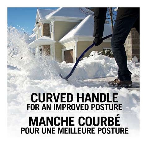 Pelle Neige Manche Ergo En Aluminium Lame Poly De Garant Bmr