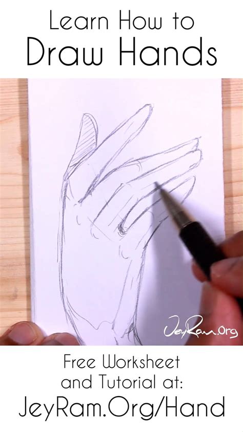 How To Draw Hands Free Worksheet Step By Step Tutorial Artofit