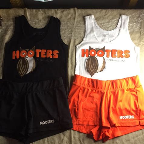 Hooters Girl Worn Uniform Tank And Shorts From Dedham M Gem