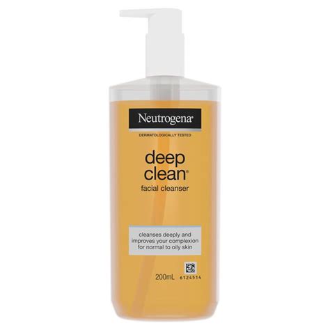 Buy Neutrogena Deep Clean Facial Cleanser Normal To Oily Skin 200ml