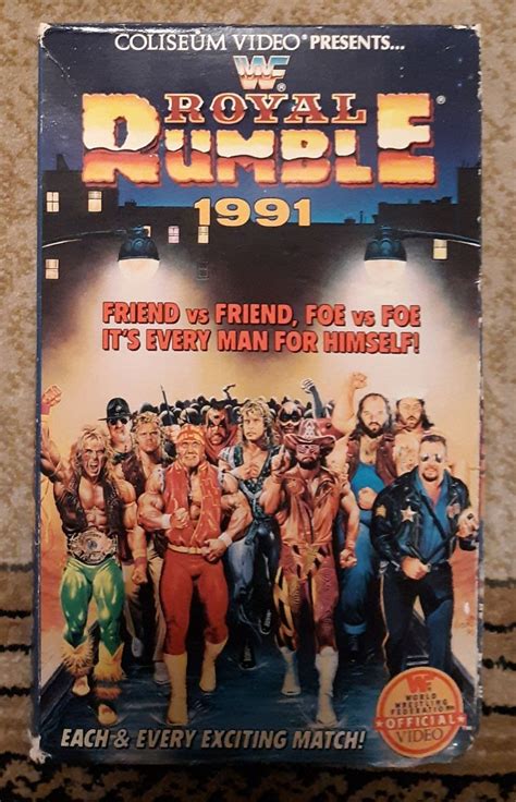 Wwf Royal Rumble Coliseum Vhs Wwf Wwf Superstars Royal Rumble