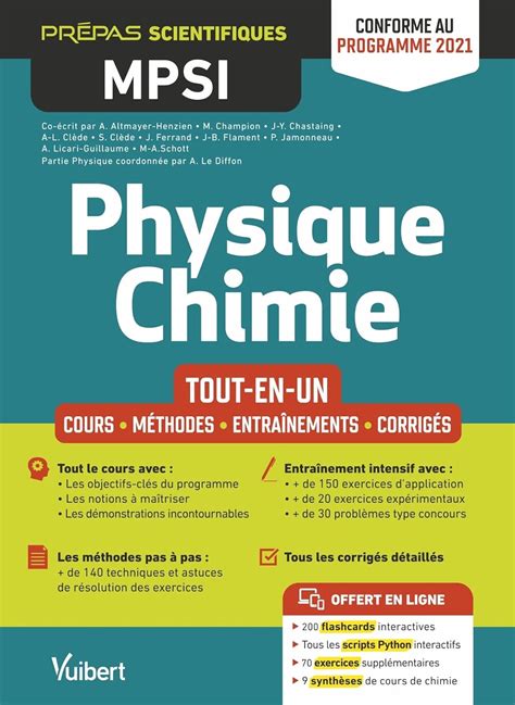 Amazon Physique Chimie Mpsi Tout En Un Cours Synth Se