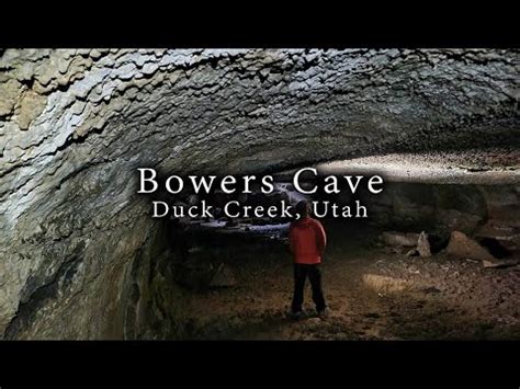 Bowers Cave Duck Creek Ut Youtube