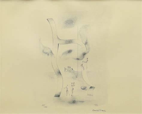 ESAIAS THORÉN Figure composition lithography signed and numbered