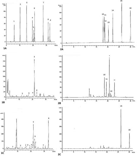 The Hplcdad Chromatogram Of Mulberry Leaves Extract 1a And 2a Hplc