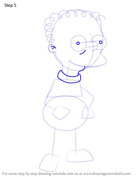 How To Draw Wendell Borton From Simpsons The Simpsons Step By Step