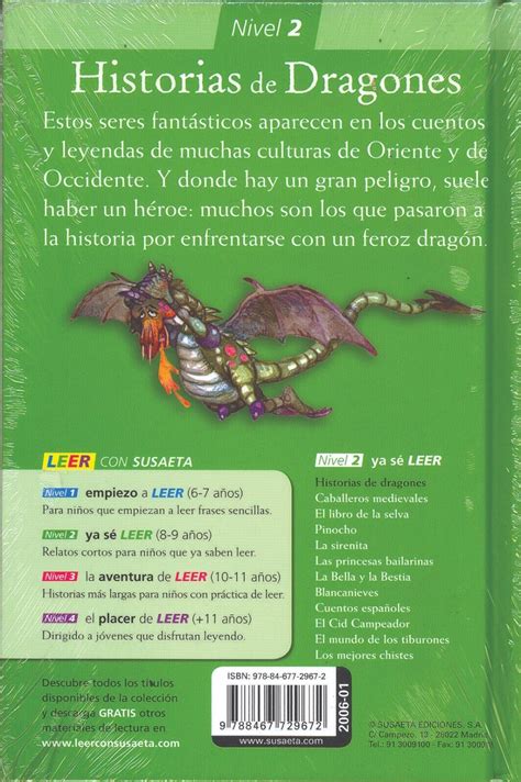 LIBRO SERIE LEER CON SUSAETA HISTORIAS DE DRAGONES A DOBLADO EN