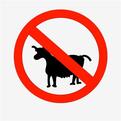 Livestock Warning Sign Illustration Livestock Red Three Dimensional