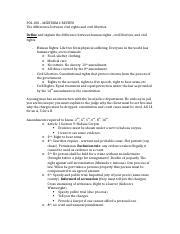 POL 100 MIDTERM 2 REVIEW POL 100 MIDTERM 2 REVIEW The Differences