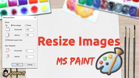 Resize Images Using Microsoft Paint YouTube