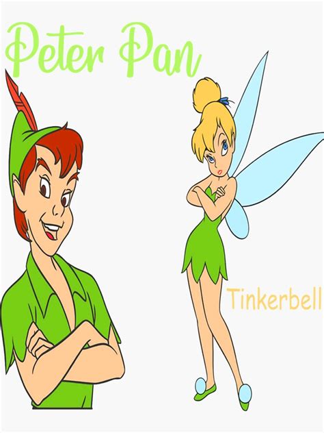 Peter Pan Tinkerbell Costume Party Decorations Costume Adult Sticker