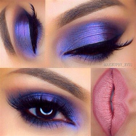 Violet Blue Eye Shadow Makeupby Ev S Instagram Posts Pinsta Me