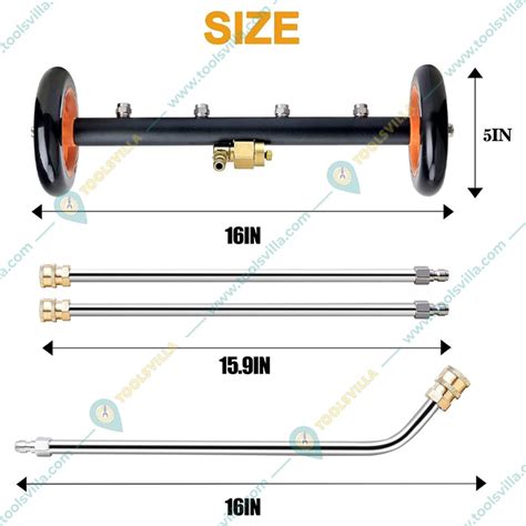 Premium Quality 16 Inch Surface Cleaner For Pressure Washer