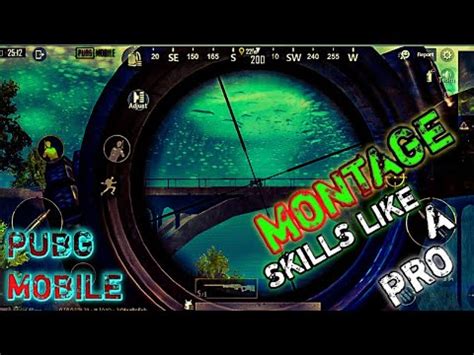 PUBG MOBILE MONTAGE Skills Like A Pro Part 1 YouTube