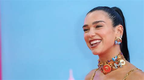 Dua Lipa Just Wore An Itty Bitty Monogram Bikini With A Button Down As A Cover Up