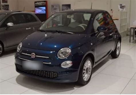 Fiat 500 1 2 Lounge 69cv Blu Dipinto Di Blu Km 0 A Soli 12 800 Su