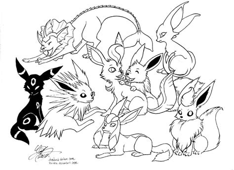 Pokemon Para Colorear Eevee Para Colorear