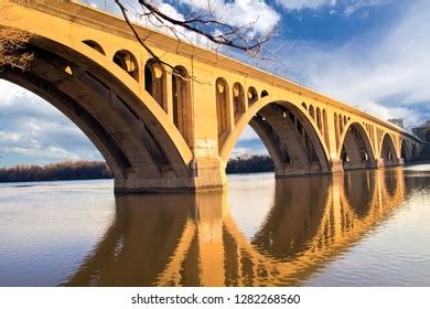 Key Bridge Georgetown Washington Dc Over Stock Photo 1282268560 ...