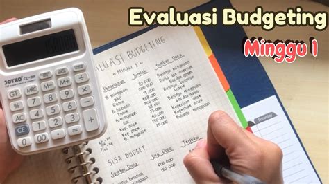 Evaluasi Budgeting Minggu Pertama Aman Youtube