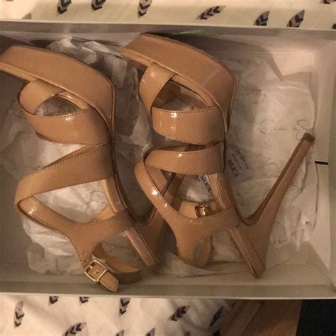 Jessica Simpson Shoes Jessica Simpson Poll Platform Shoes Nude Poshmark