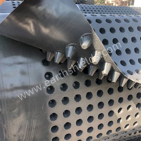 Hdpe Plastic Waterproof Black Color Dimpled Drainage Sheet Drainage