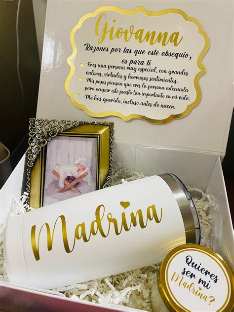 Gift Box Proposal Godmother Peticion De Padrinos Proposal Etsy