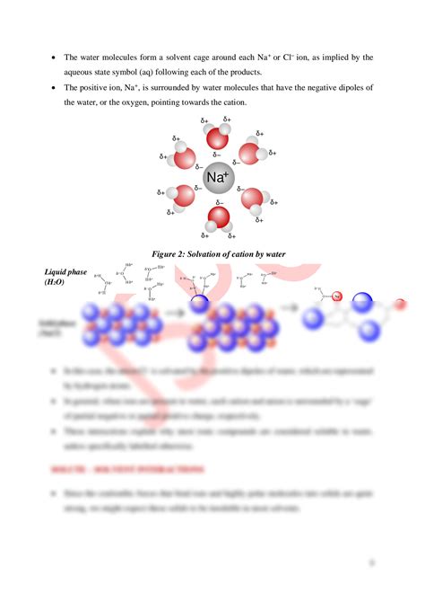 SOLUTION: Mechanism of solute solvent interaction - Studypool