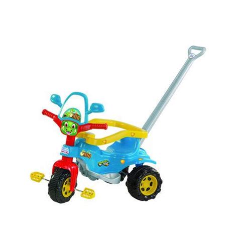 Triciclo Tico Tico Dino Azul Velotrol Infantil em Promoção Ofertas