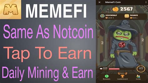 Memefi Coin Airdrop Tap To Earn Daily Mining And Earn In Telugu YouTube