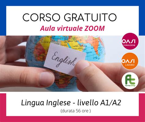 Corso Gratuito Inglese Livello A1 A2