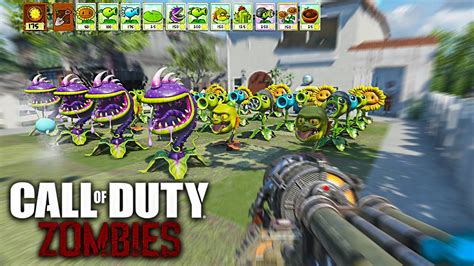 PLANTS Vs ZOMBIES In Call Of Duty Zombies YouTube