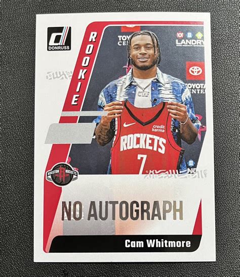 Yahoo Donruss Nba Cam Whitmore Rockets Rc N