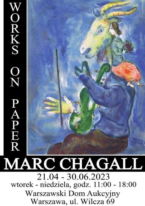 MARC CHAGALL Wystawa W WDA Artinfo Pl Portal Rynku Sztuki