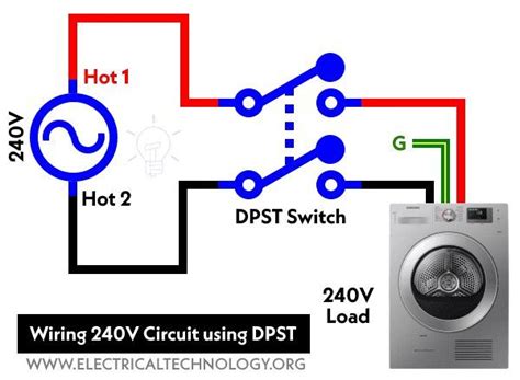 How To Wire Double Pole Single Throw Switch Wiring Dpst Electronic