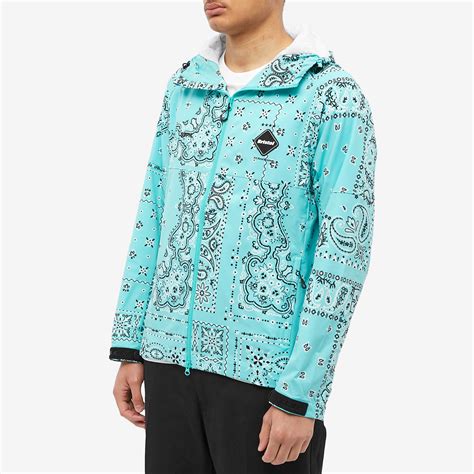 F C Real Bristol Patterned Practice Jacket Light Blue END KR