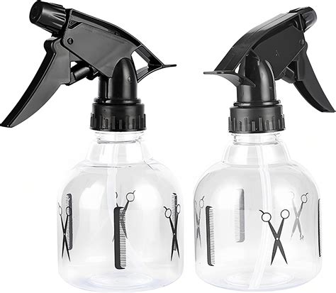 Misting Spray Bottle 250ml Empty Water Hair Mist Spray Bottle Refillable Trigger Sprayer